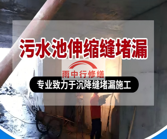 丰台污水池（沉淀池）堵漏案例